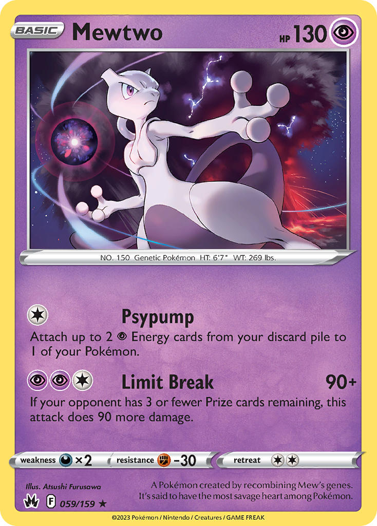 Mewtwo - 059/159 - Scroll and Circuit Games
